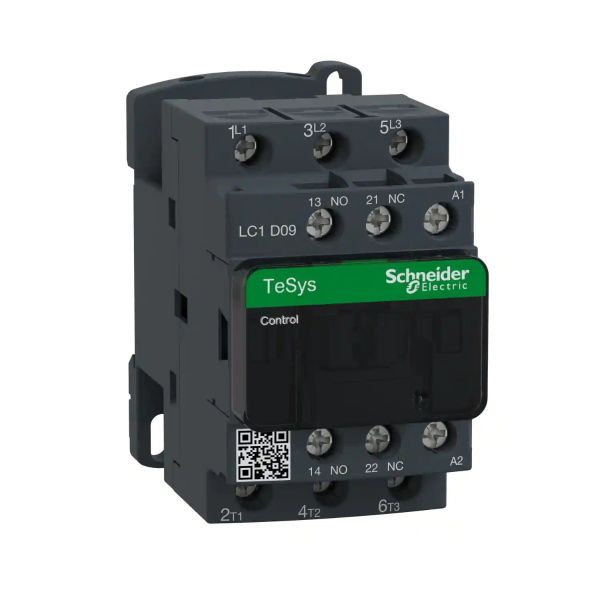 Schneider Electric LC1D09G7 TeSys D Contactor – 9A, 440V, 120V AC Coil