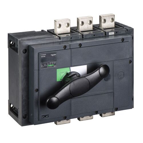 Schneider Electric 31330 ComPacT INS800 800A 3P Switch Disconnector – Black Rotary Handle