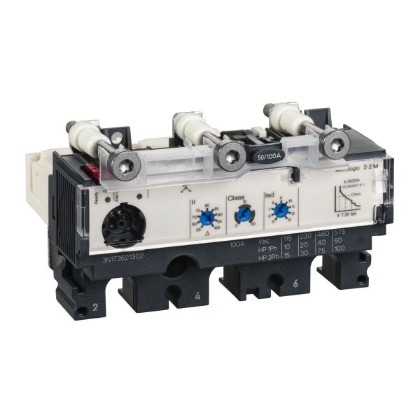 Schneider Electric LV429170 MicroLogic 2.2 M 100A 3P 3D Electronic Trip Unit for ComPact NSX100/160/250