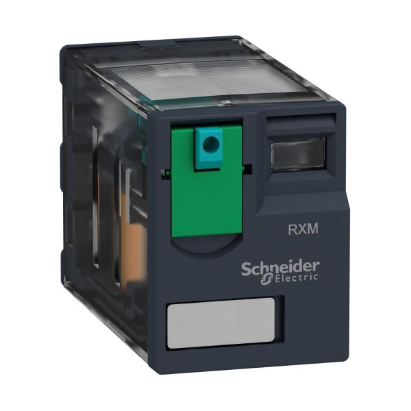 Schneider Electric RXM2AB1BD Harmony Miniature Plug-In Relay – 12A, 2CO, 24V DC